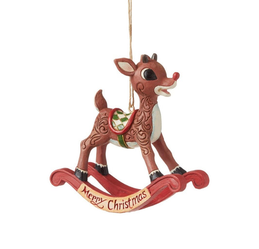 Rudolph Rocking Horse Ornament by Jim Shore