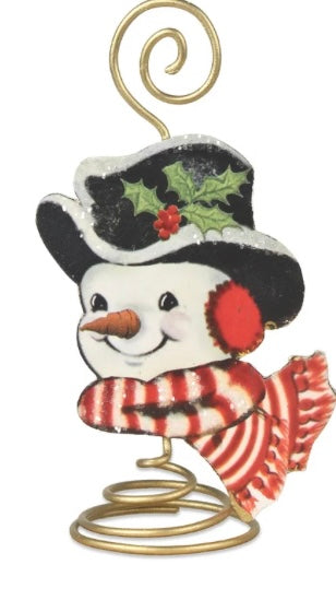 Retro Christmas Place Card Holders, 2 Assorted, by Bethany Lowe