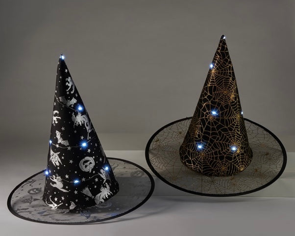 LED Witch Hats, 2 Assorted
