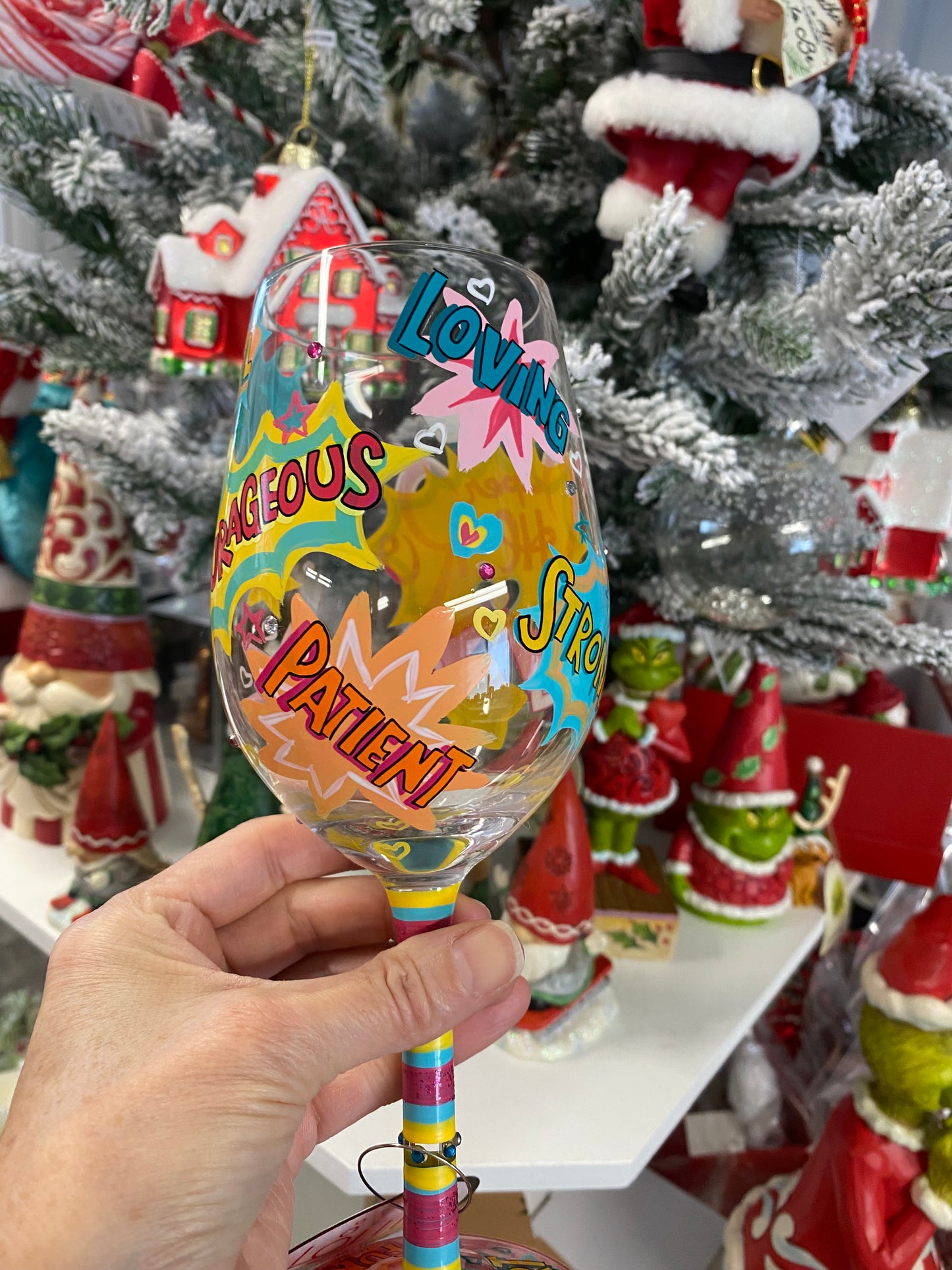 Wine Glass, Your a Super She Ro