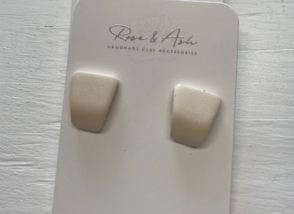 Rose and Ash, Clay Earrings
