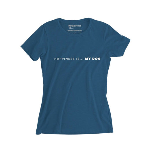 Happiness Is My Dog, TShirt, Womens