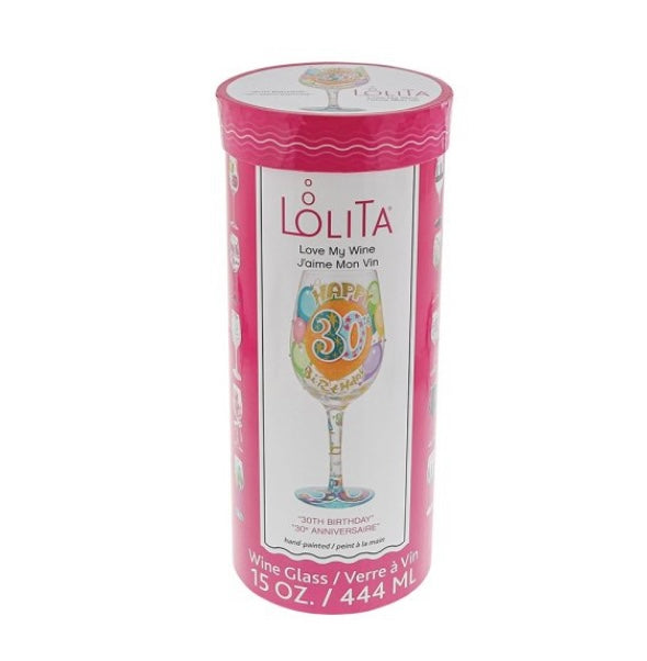 Lolita Wine Glass 30th Birthday
