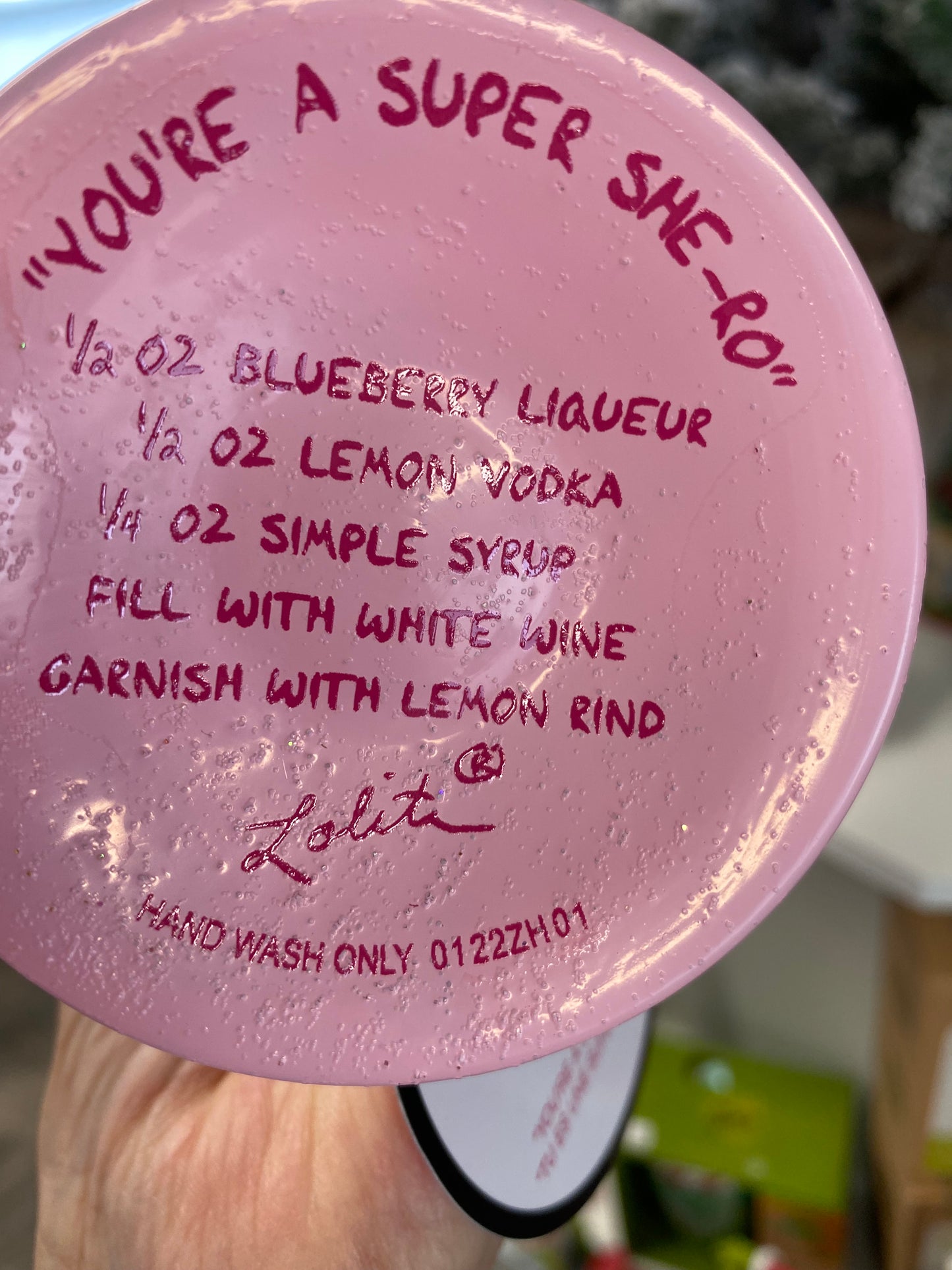 Wine Glass, Your a Super She Ro