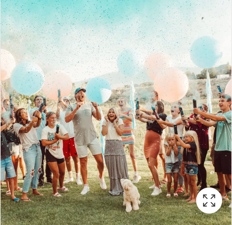 Gender Reveal Party Canon 2 Assorted- Pink/Blue