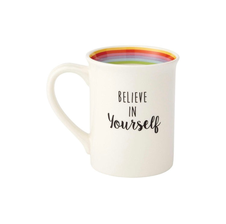 Unicorn Sculpted Mug With Gold Trim