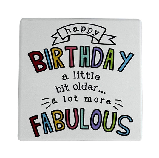 Fabulous Birthday Coaster