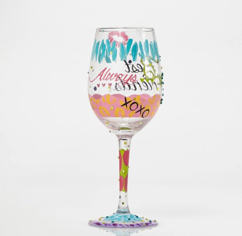 Best Friends Always Stemware by Lolita