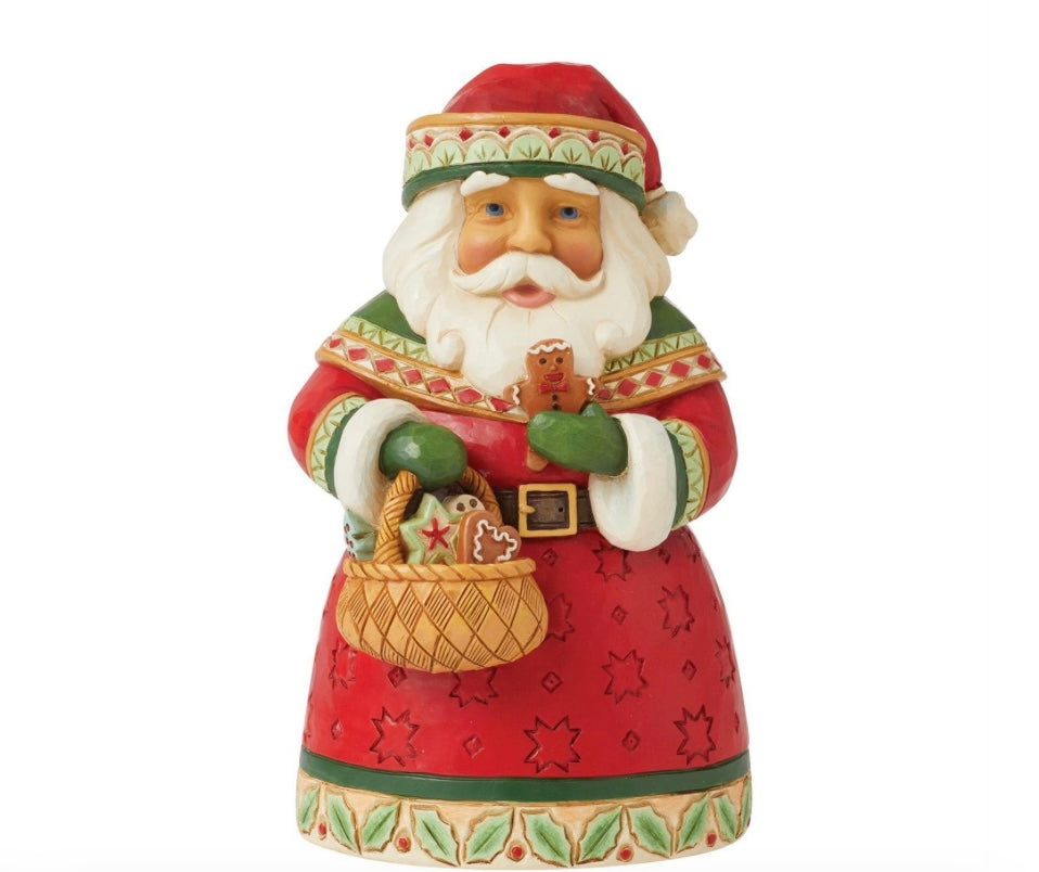 Pint Size Santa with Cookies, Jim Shore