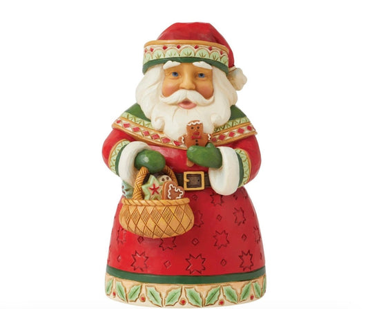 Pint Size Santa with Cookies, Jim Shore