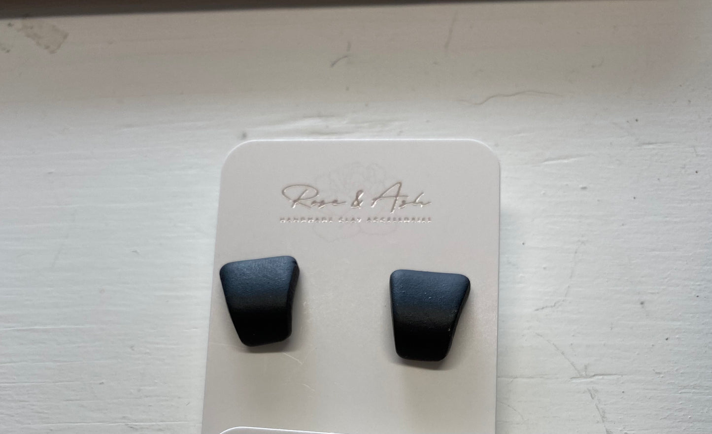 Rose and Ash, Clay Earrings