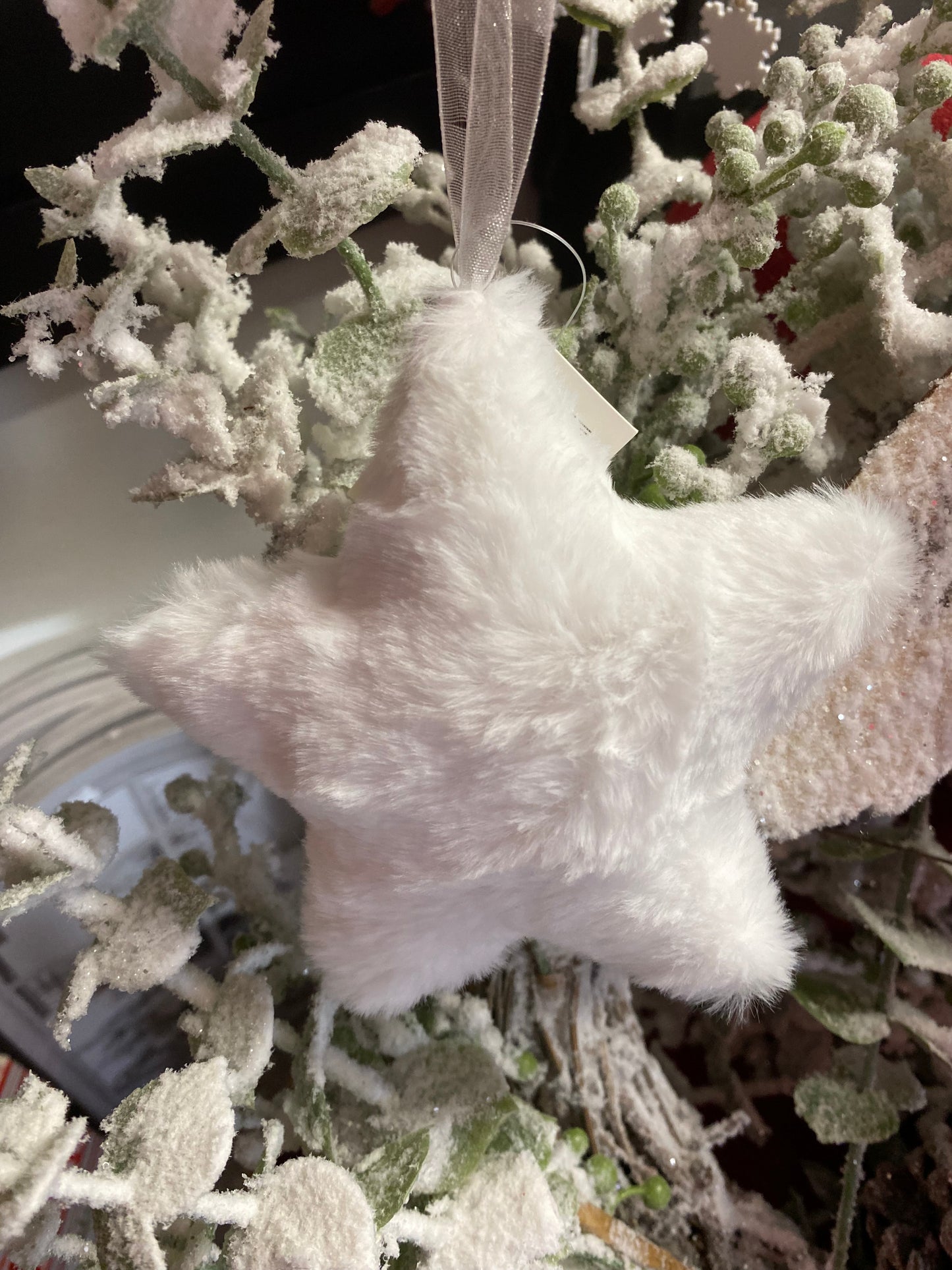 Plush Ornaments, 6 Assorted