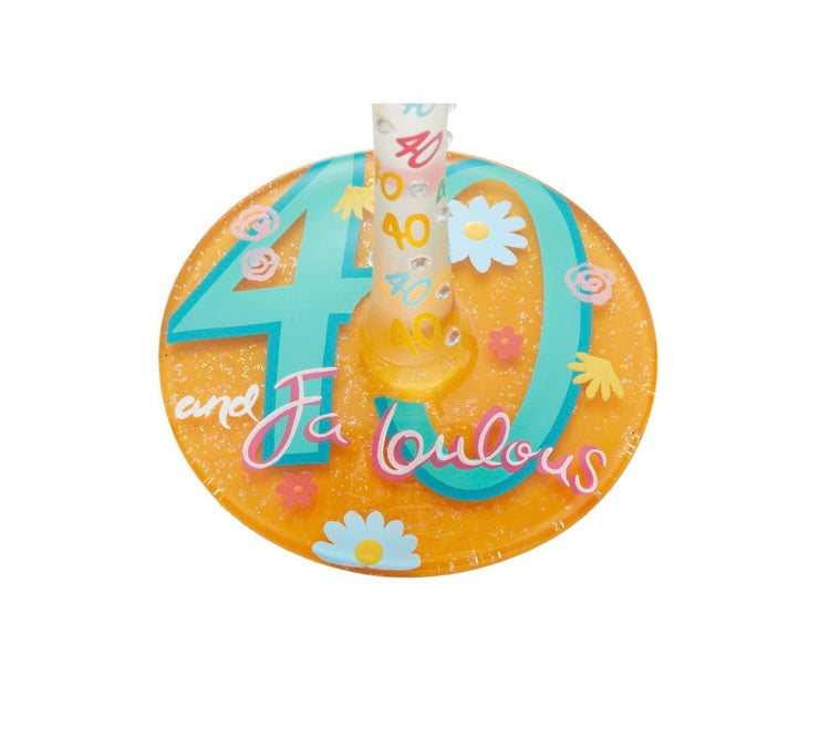 Lolita Wine Glass, 40th Birthday