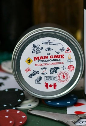 Man Cave, 8 Ounce Soy Candle