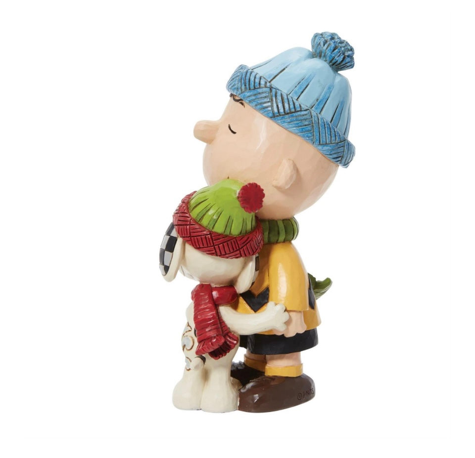 Snoopy and Charlie Brown Hugging