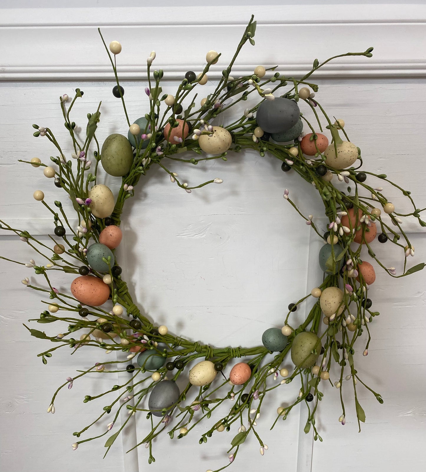 Easter Egg Wreath, 19 Inch Diameter