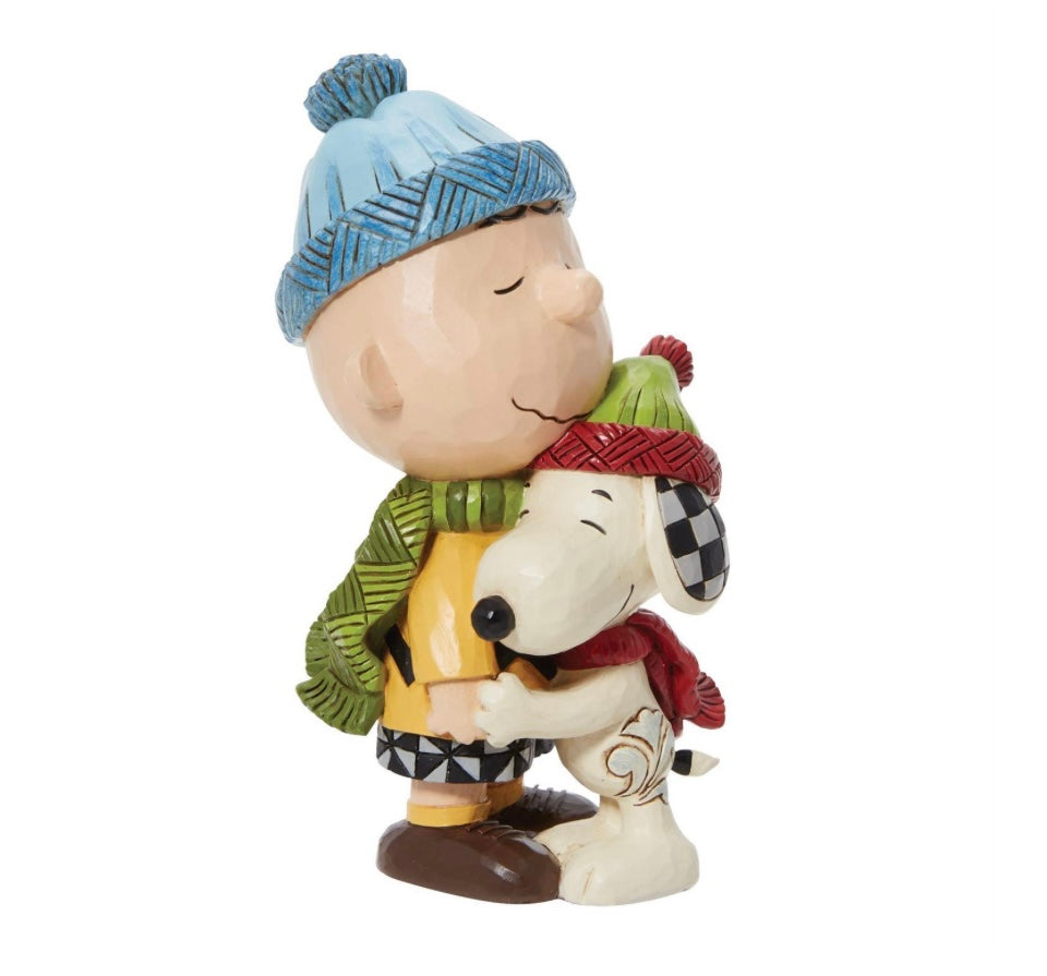 Snoopy and Charlie Brown Hugging