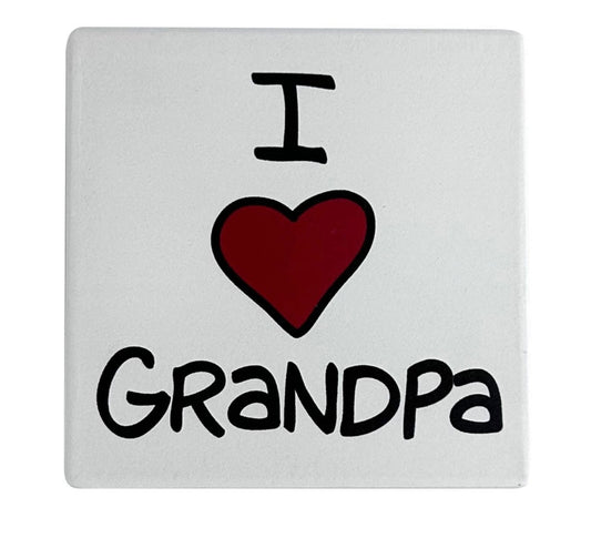 I Heart Grandpa Coaster