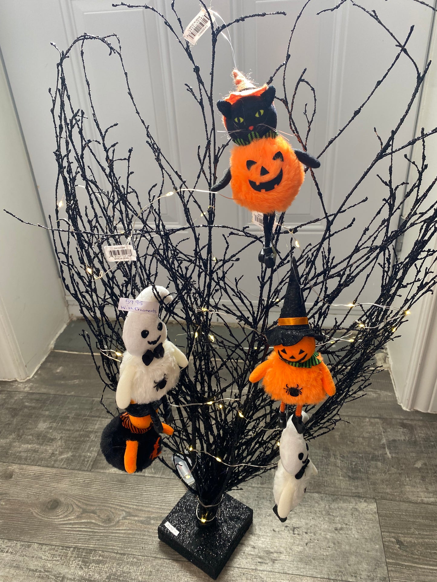 Black LED Branches (In-store Only) with or without Ornaments