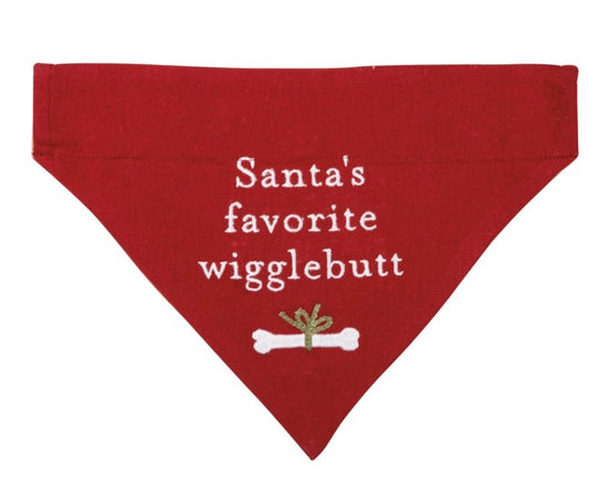 Wigglebutt Collar Bandana Embroidered Reversible-2 Assorted Sizes