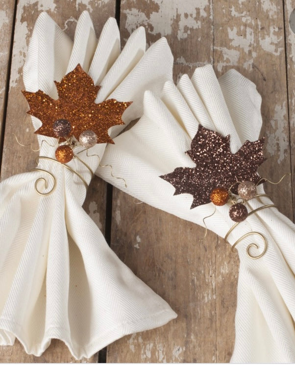 Maple Leaf Napkin Rings