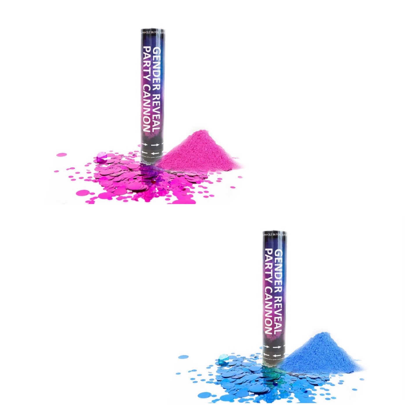 Gender Reveal Party Canon 2 Assorted- Pink/Blue