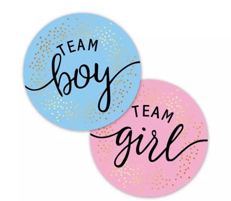Gender Reveal Stickers
