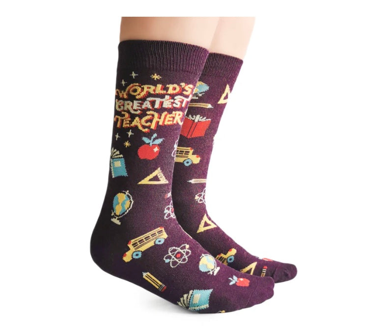World’s Greatest Teacher, Women’s Socks