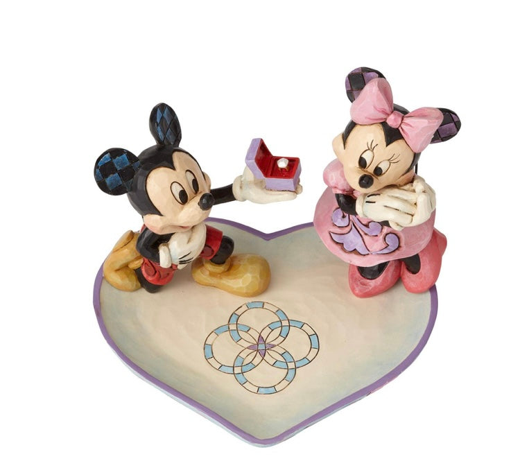 Minnie and Mickey Ring Dish by Jim Shore