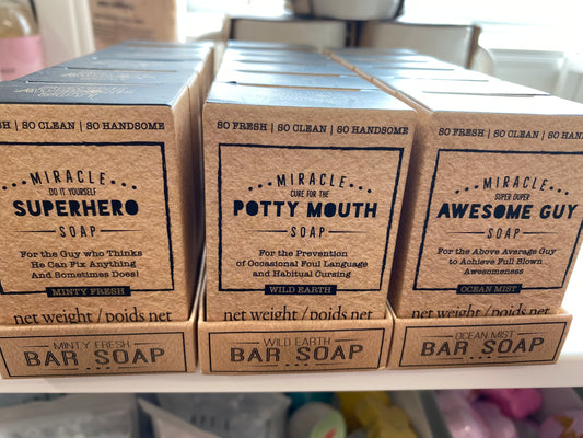 Mens Soap, Assorted Scents