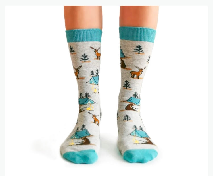 Camping Queen Socks