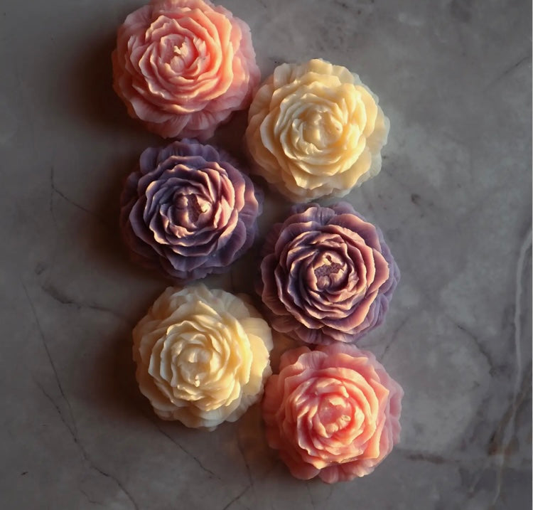 Flower Candle | Soy wax | Home Decor | Gifts | Decorative