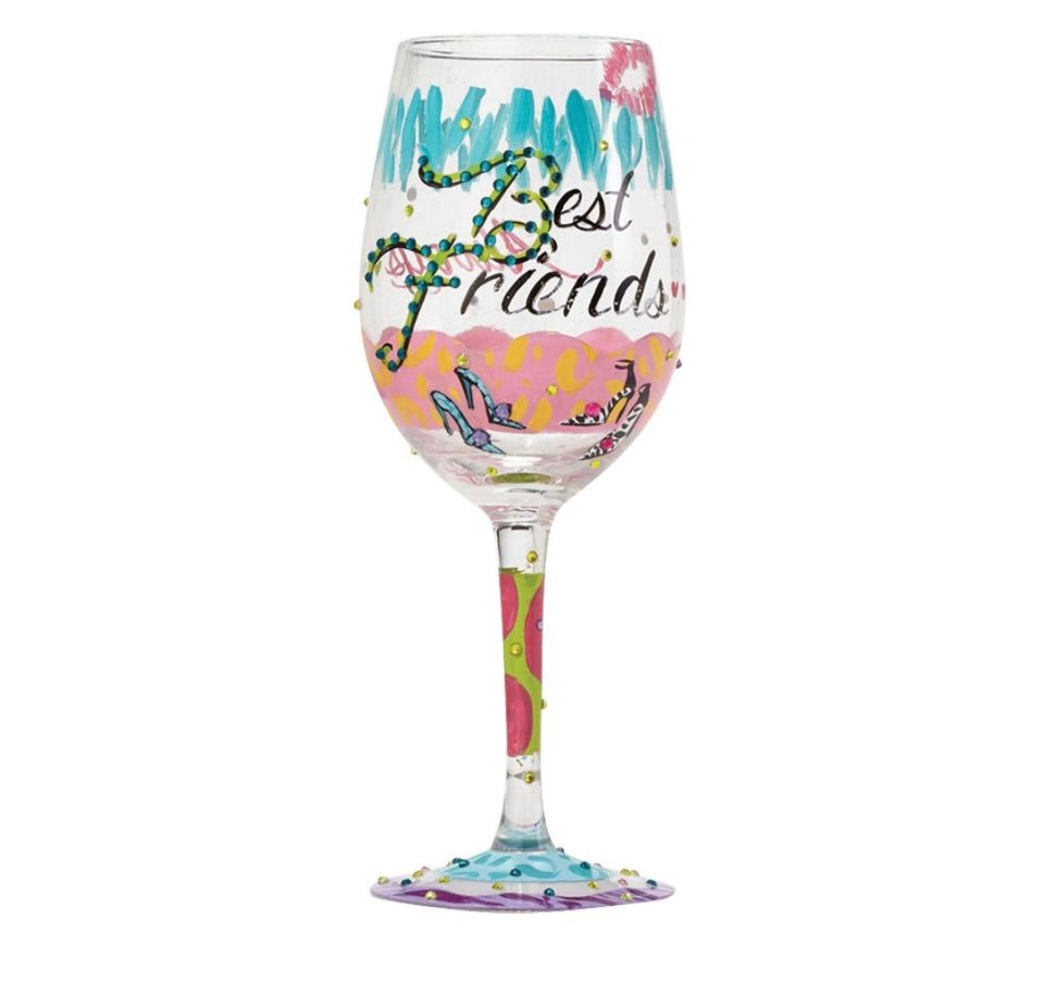 Best Friends Always Stemware by Lolita