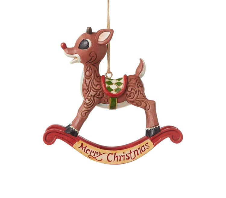 Rudolph Rocking Horse Ornament by Jim Shore