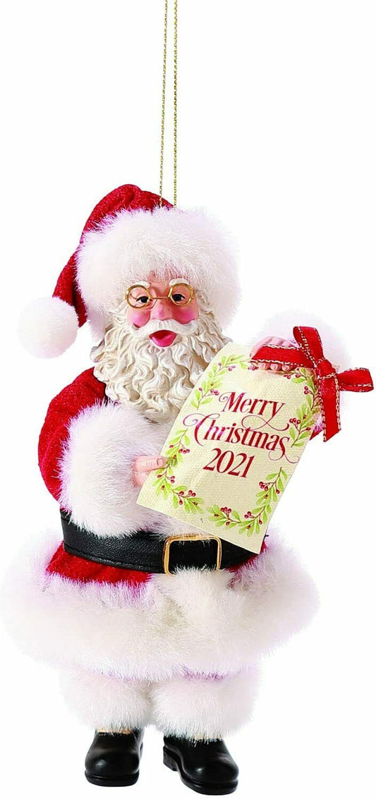 POSSIBLE DREAMS COLLECTION "MERRY CHRISTMAS" 2021 ORNAMENT