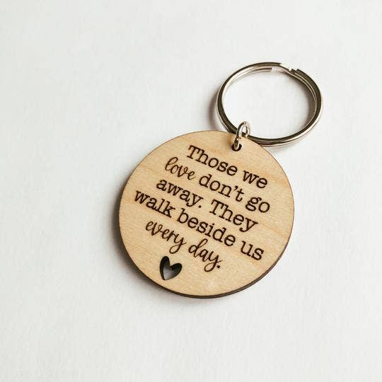 Knotty Design Co. - Those We Love Wooden Keychain