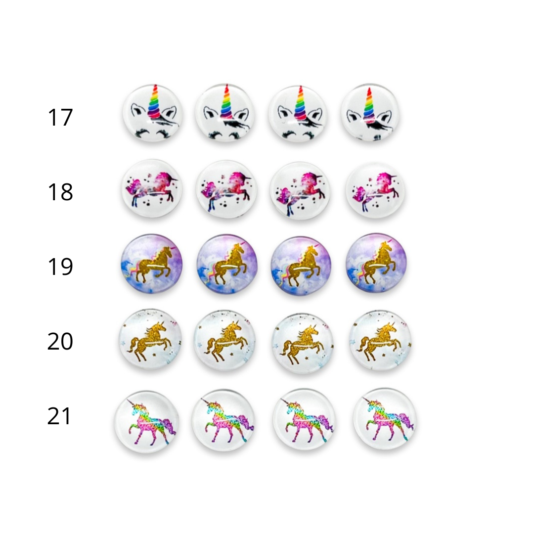 Shantiques Mini Creations - Earrings - Unicorns: 14 / Post