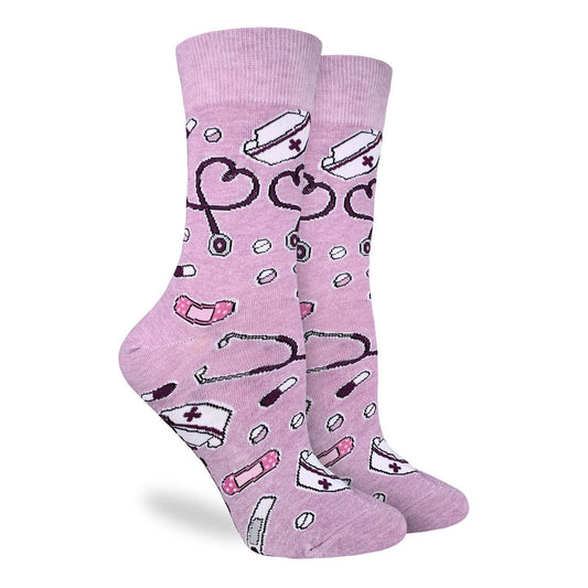 Good Luck Sock - Women's Nursing Socks: Shoe Size 5-9
