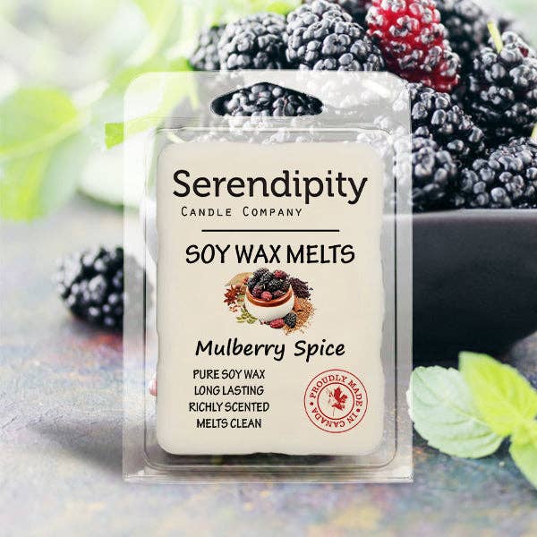 Serendipity Soy Candles - Mulberry Spice: 8oz