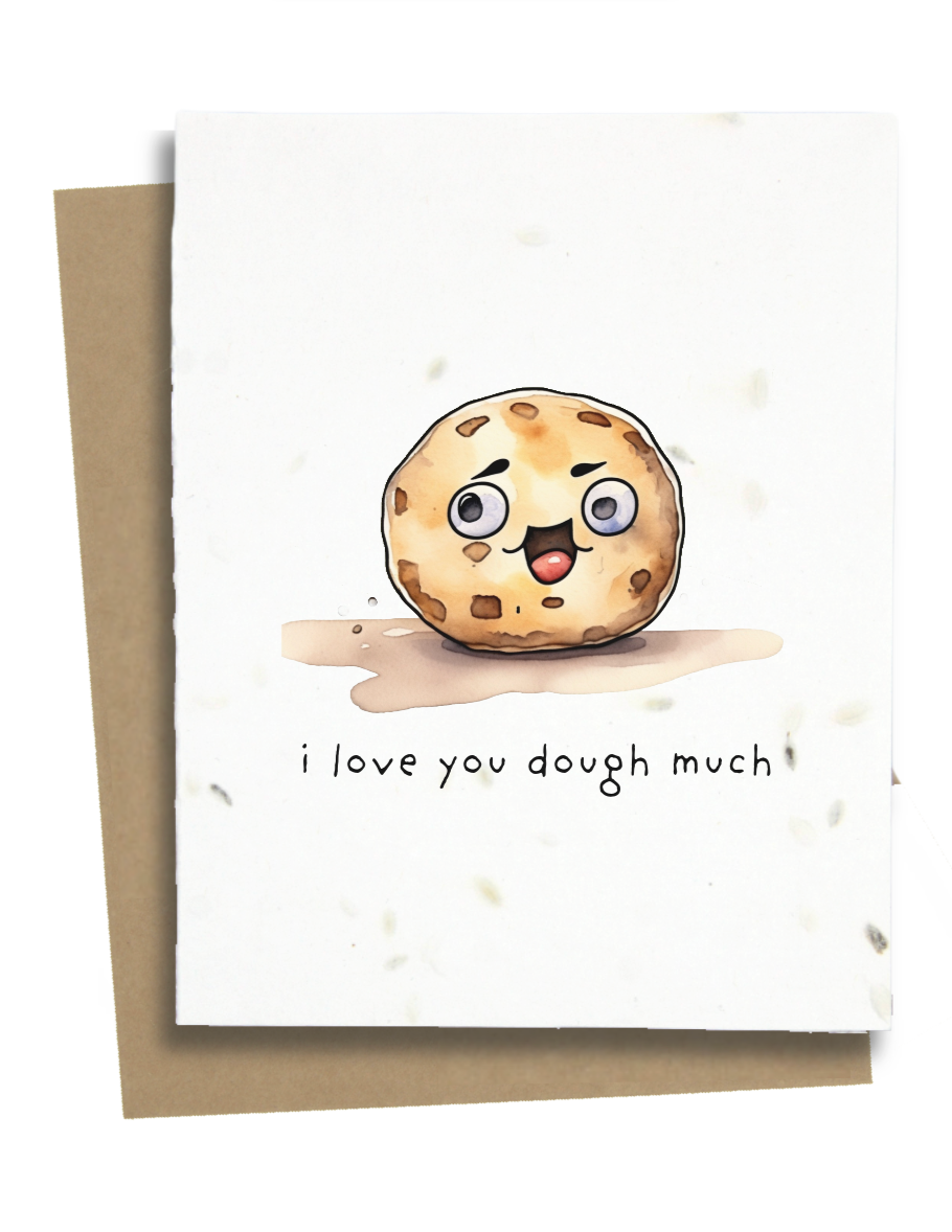 Greet n' Grow Plantable Cards - Cookie Dough I Love You Card: Wildflower