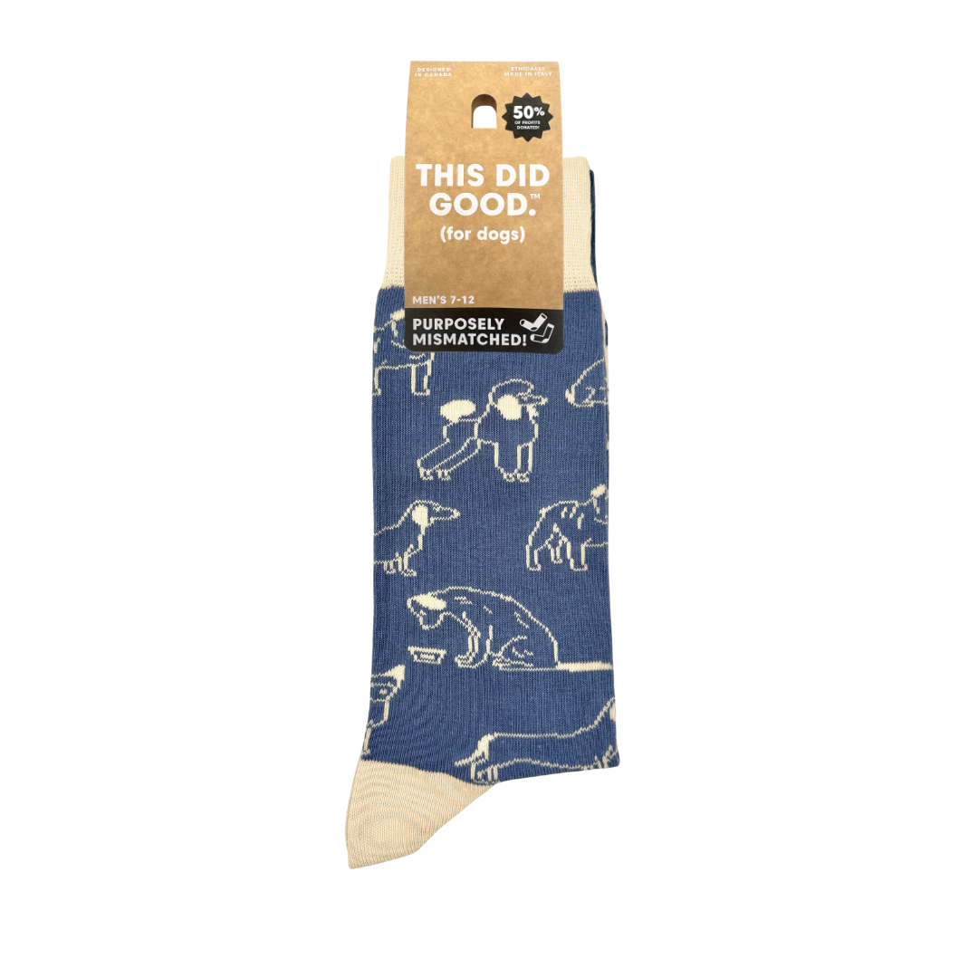 Friday Sock Co. - Men's Dogs This Did Good Socks - Gifts for Dog Lovers