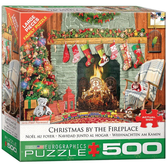 Eurographics Puzzles Canada - Christmas by the Fireplace