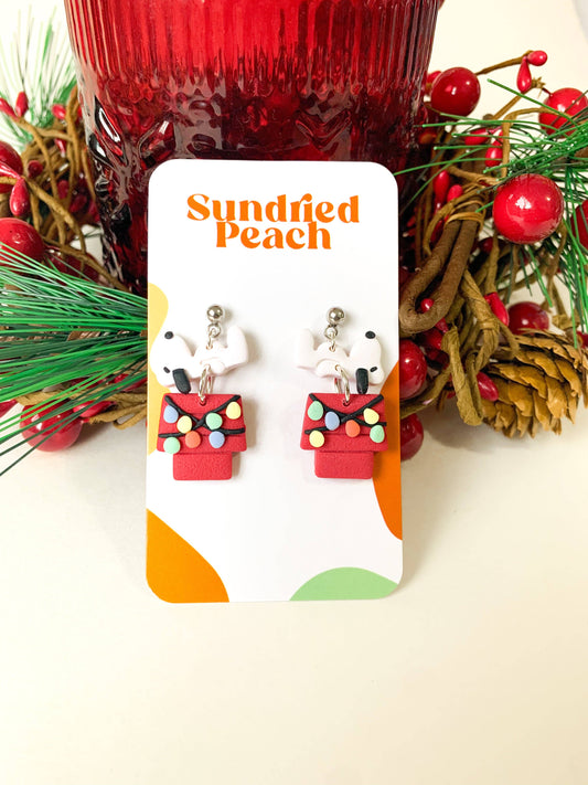 Snoopy’s House Earrings