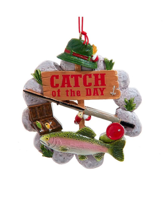 Catch of the Day Fishing Ornament