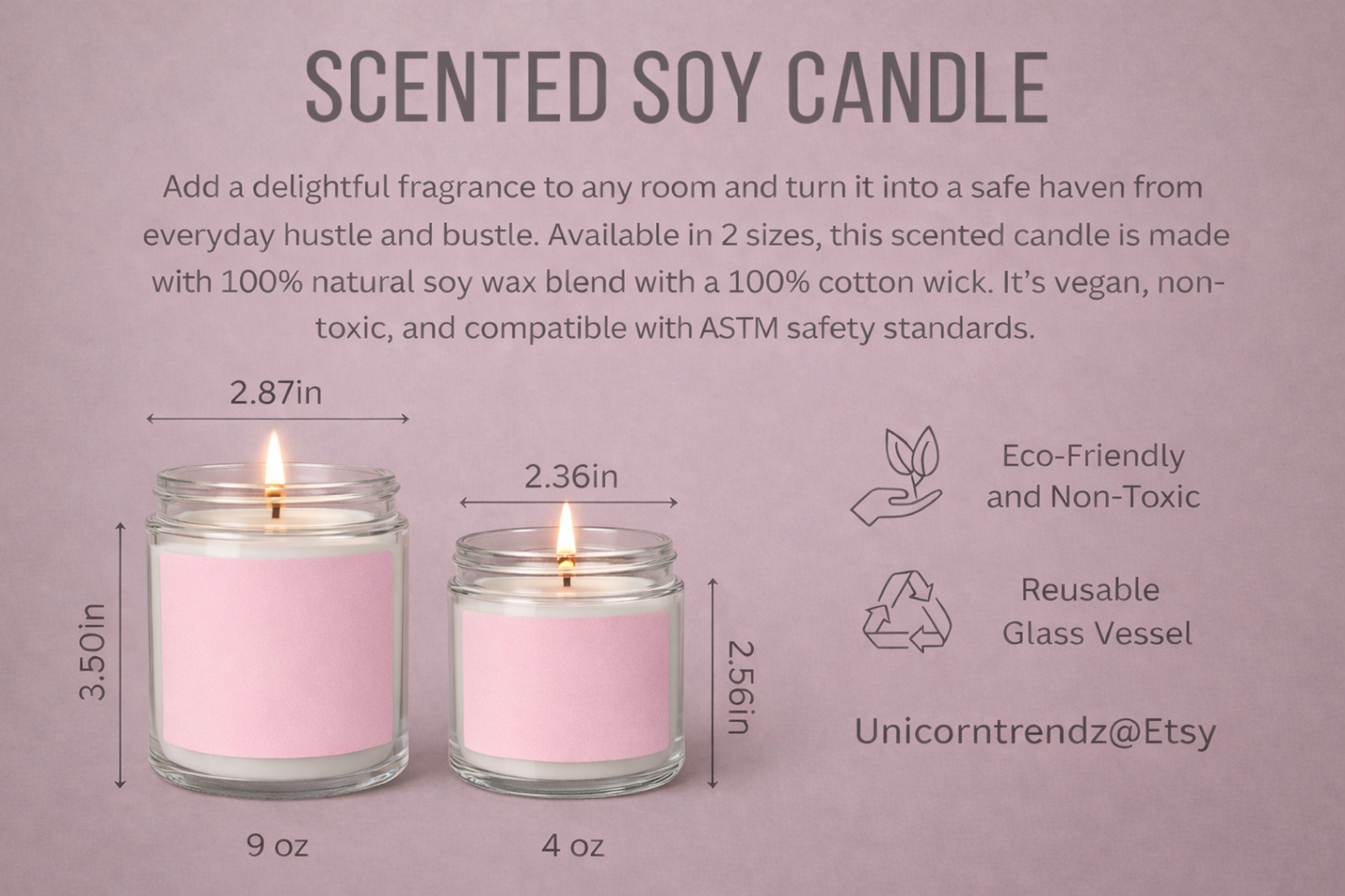 Funny 30th Birthday Candle | 30th Birthday Gift | Candle: 9oz / VANILLA BEAN