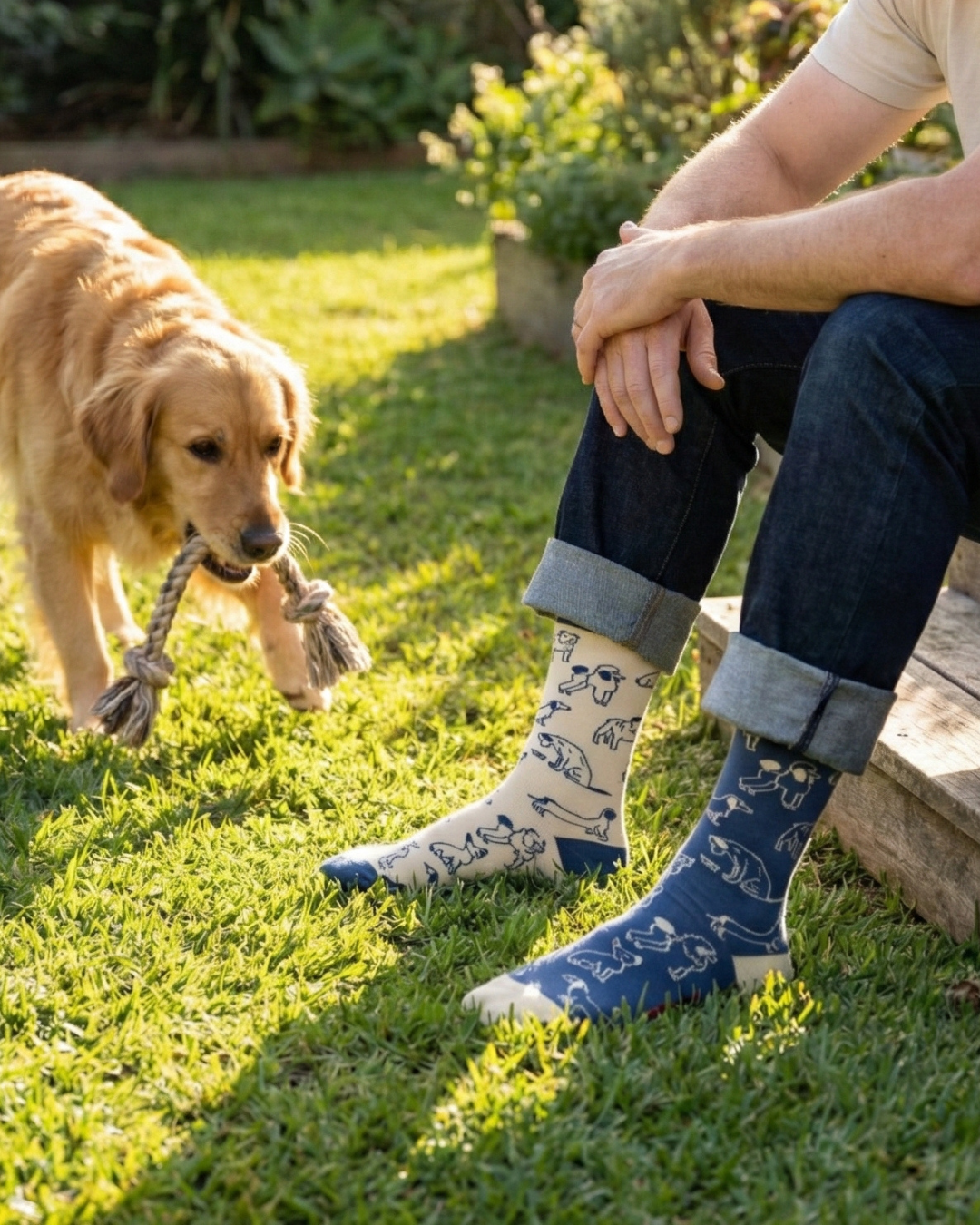 Friday Sock Co. - Men's Dogs This Did Good Socks - Gifts for Dog Lovers