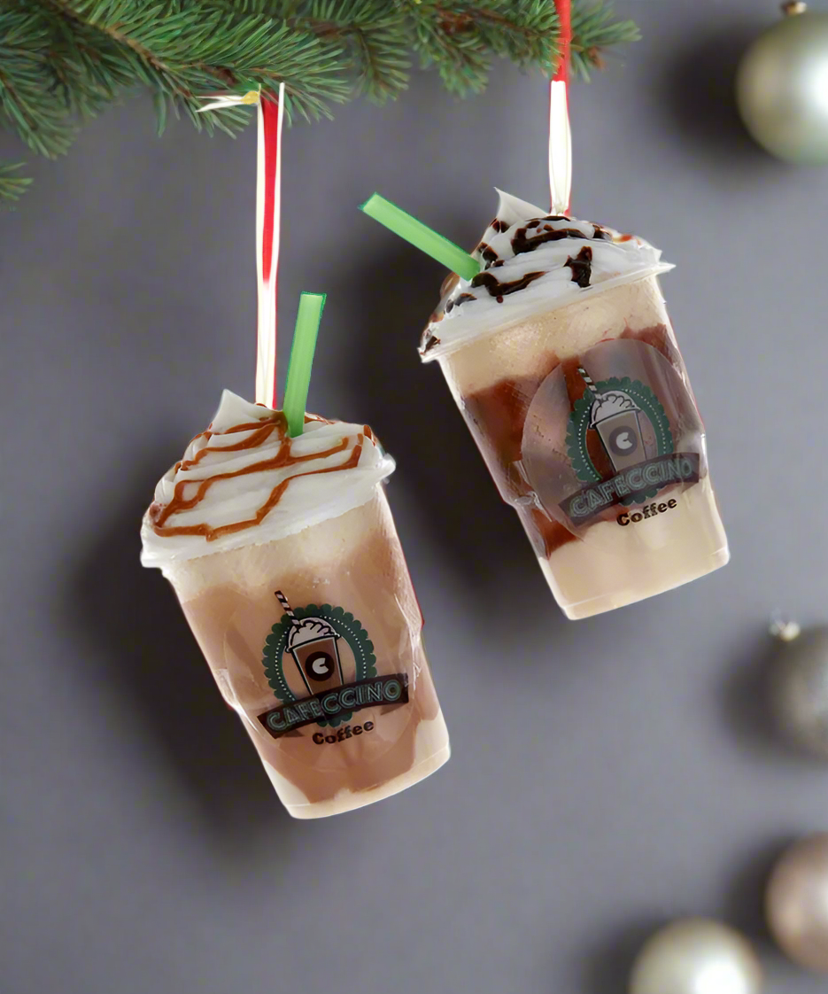 Cafeccino Ornaments, 2 Assorted (sold individually)