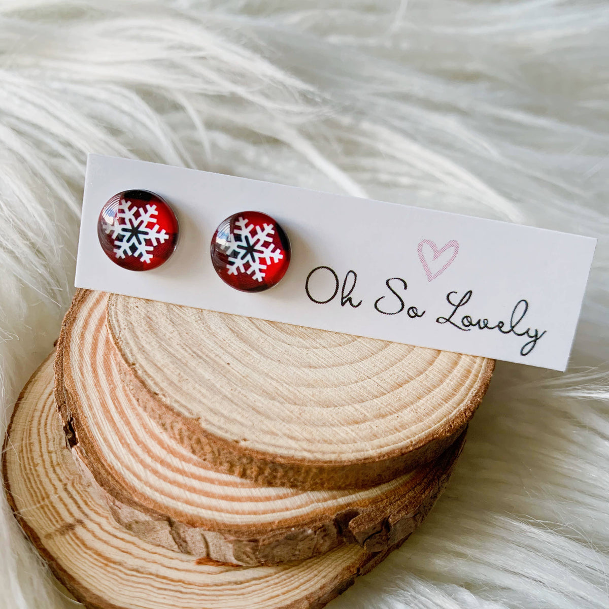 Oh So Lovely - Snowflake plaid