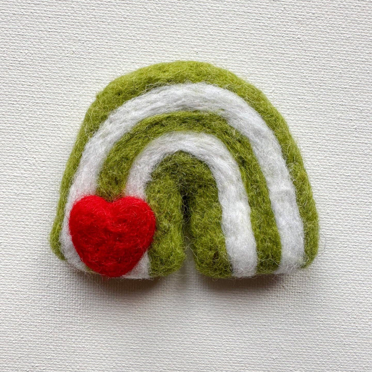 Sewing Seeds Play - One Grinch Inspired Rainbow With Red Heart