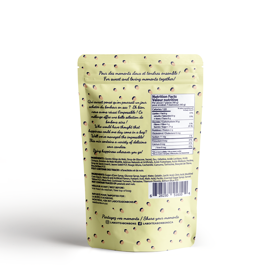 c'est BONBON- Canada - Sour Mix - Gummy Candies